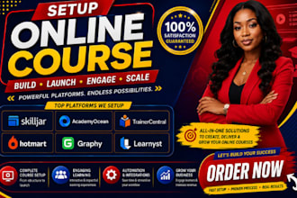 setup online course skilljar academyocean trainercentral hotmart graphy learnyst