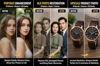 enhance, upscale and fix blurry photos with ai