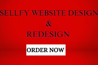 design and redesign your sellfy website