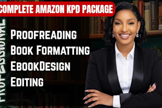 be ebook editor, fiction novel line editor, amazon KDP memoir print formatting