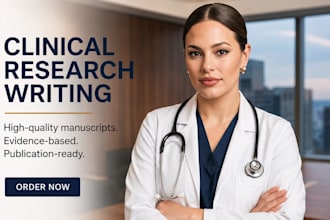 write medical research manuscripts and systematic reviews