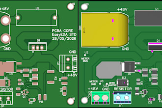 design a custom pcb in easyeda