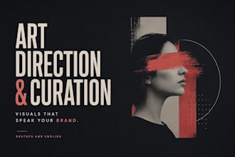 be your visual art director and curator