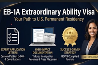 write eb1a visa articles application letters press coverage immigration resume