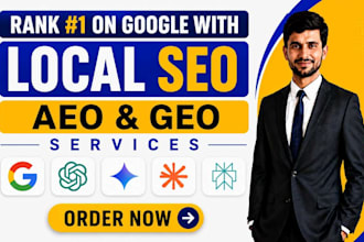 do complete monthly local SEO GEO, aeo services, onpage and backlinks