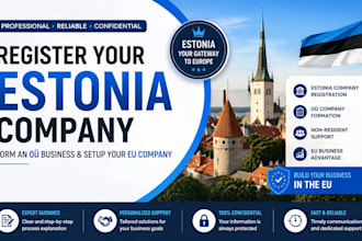 register estonia company form an oÜ business and setup eu company