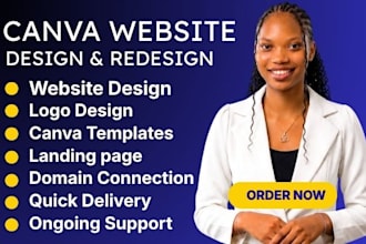 canva website design canva website redesign landing page website