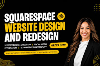 build squarespace website design, redesign squarespace, website development