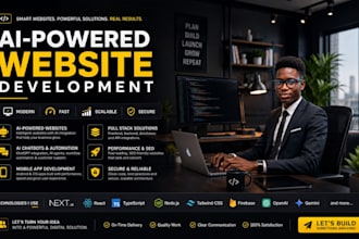 ai powered website with a chatbot and automation