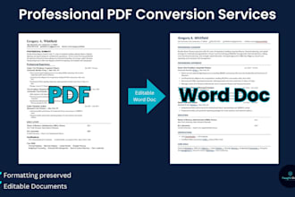 convert PDF files to word or excel