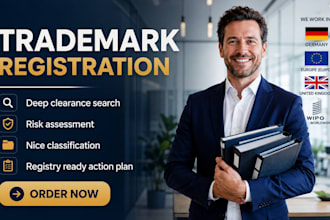do trademark regsistration in USA UK canada eu and global brand clearance search