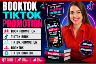 booktok book promotion and KDP tiktok promotion for your tiktok book