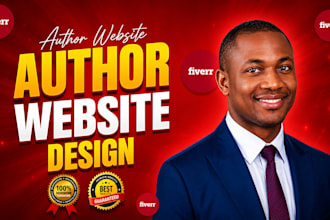 design author website, book author website, ebook website, author landing page