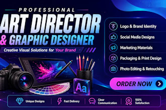 be your graphics designer and art director