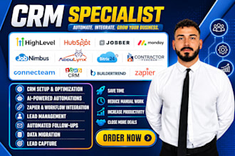 setup connecteam jobber hubspot quickbooks integration gohighlevel automation