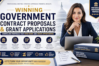 write winning government contract proposals and grant applications