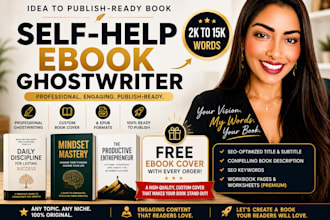 ghostwrite your self help ebook for amazon KDP