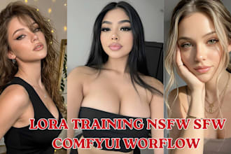 do ultrarealistic krea2 ai model influencer sfw nsfw lora training for fanvue