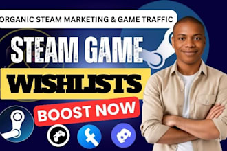 promote steam game to boost steam wishlists and game visits