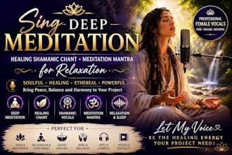 sing deep meditation, healing shamanic chant, meditatoin mantra for relaxation