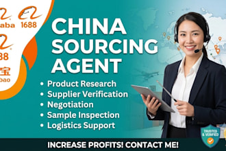 be your expert china sourcing agent for alibaba, 1688, and taobao