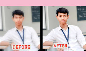 enhance blurry photos, upscale images improve photo quality