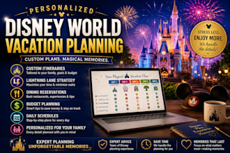 help plan and build your disney world vacation