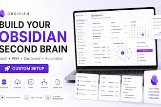 build obsidian vault, second brain, project management and workflow automation