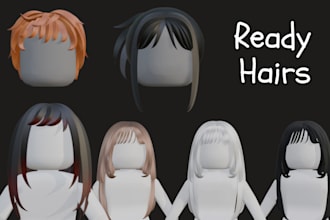 sell premium ready made roblox ugc hair assets