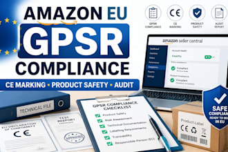 audit amazon eu product for gpsr compliance, ce marking and safety requirements