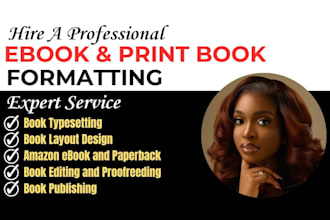 format your children book, cookbook, workbook, journal, or ingramspark