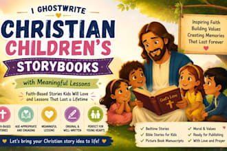 ghostwrite a christian childrens storybook with meaningful lessons
