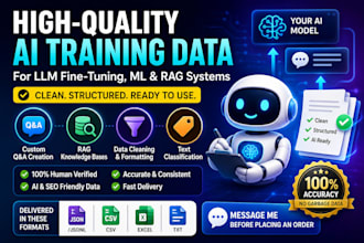 build a custom dataset for llm fine tuning and rag