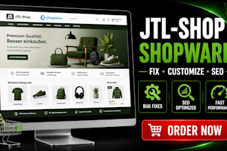 fix or customize your jtl shop or shopware website with SEO