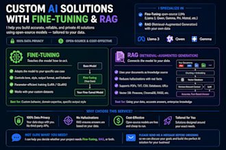 fine tune llms and build rag system for your task