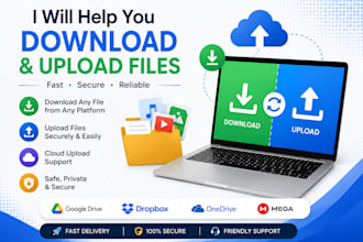 help you download and upload files