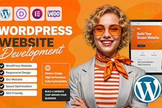 wordpress website, website developemnt, wordpress developer, build website, divi