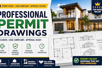 create permit drawings and architectural plans