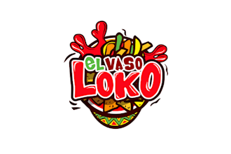 make capturing crazy cup food truck logo of mexican candy