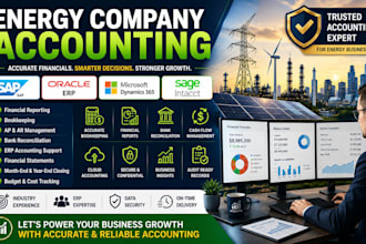 manage energy company accounting using sap oracle erp microsoft dynamic