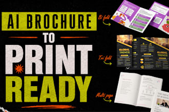 recreate your ai generated brochure as a print ready design
