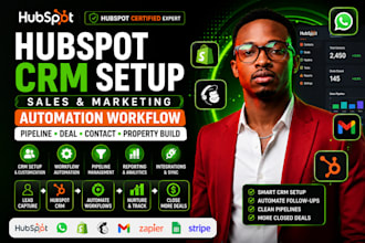 do hubspot whatsapp shopify mailchimp integration and CRM automation