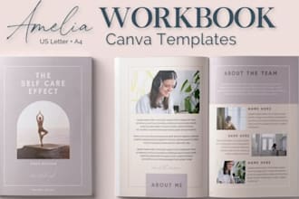 design canva ebook and workbook editable canva ebook pdf lead magnet workbook
