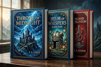design fantasy book cover illustration art, christian, horror, romance, sci fi