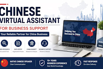 be your chinese virtual assistant for business support