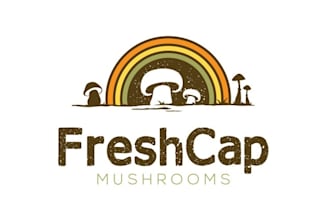 design high quality local mushrooms company logo