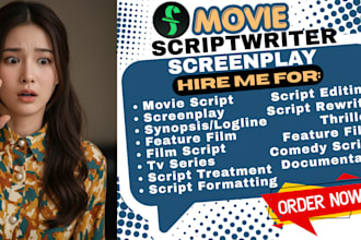 ghostwrite screenplay anime script film script youtube video script writer