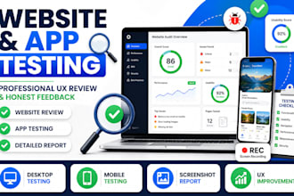 test your website, app, product, book and provide an honest review