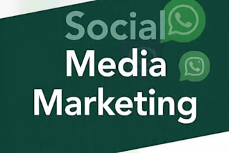 do whatsapp marketing and social media management