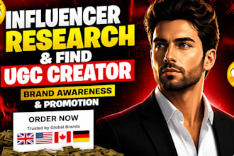 influencer research outreach find ugc creator for ig brand awareness tiktok shop